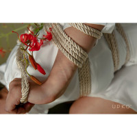 Мотузка для бондажу преміальна UPKO Restraint Bondage Vope золота, 10 м