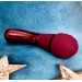 Вибратор микрофон Dream Toys Dinky Curved Wand Jacky O бордовый
