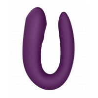 Вібромасажер для пар Satisfyer Double Joy працює від програми, фіолетовий