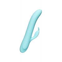 Вибратор-кролик с фрикциями Every Night Toys для точки G, голубой