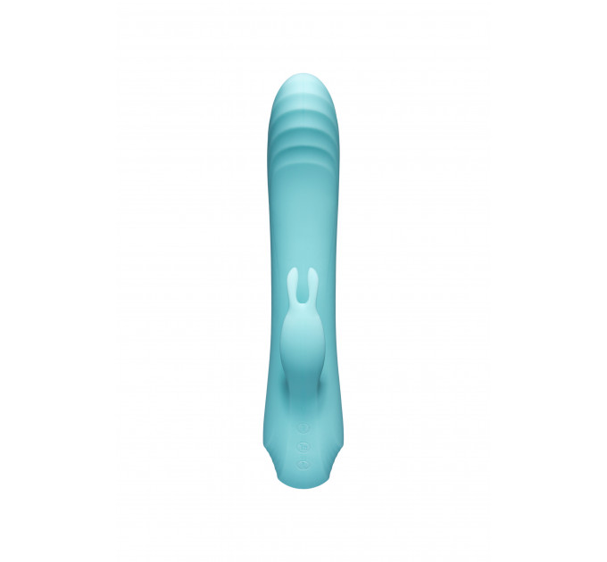 Вібратор-кролик із фрикціями Every Night Toys для точки G, блакитний