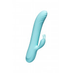 Вібратор-кролик із фрикціями Every Night Toys для точки G, блакитний