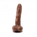 Вибратор реалистик с пультом управления Chisa Ballsy Super Cock "JAMES DEEN 8.5" коричневый