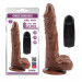 Вибратор реалистик с пультом управления Chisa Ballsy Super Cock "JAMES DEEN 8.5" коричневый