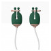 Зажимы для сосков с вибрацией Qingnan No.2 Vibrating Nipple Clamps Green