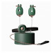 Зажимы для сосков с вибрацией Qingnan No.2 Vibrating Nipple Clamps Green