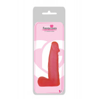Фаллоимитатор XSkin 6 PVC dong - Transparent, PINK