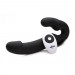 Безремневий страпон із пультом Urge Strapless Strap-On Vibrator чорний