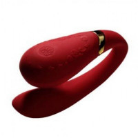 Вібромасажер з функцією управління зі смартфона ZALO Fanfan, Bright Red