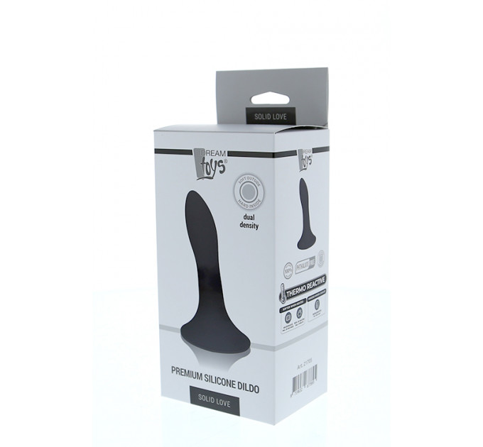 Фаллоимитатор Термоактивный SOLID LOVE 5INCH BLACK