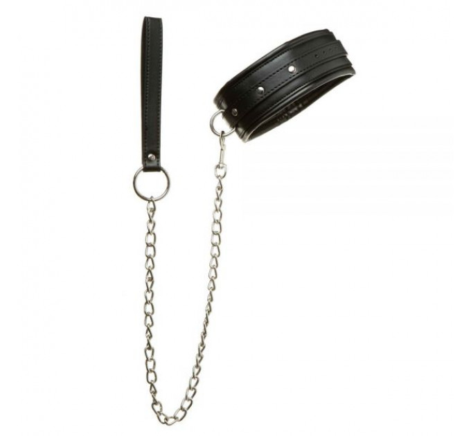 Ошейник с поводком Luxury Fetish Rivet and Style