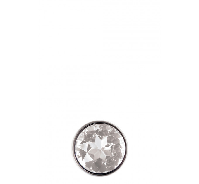 Анальний плаг з каменем A&E CLEAR GEM ANAL PLUG MEDIUM