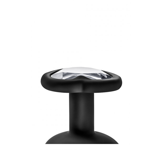 Анальна пробка з каменем BlushTEMPTASIA BLING PLUG MEDIUM BLACK