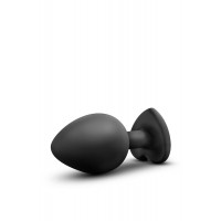 Анальна пробка з каменем BlushTEMPTASIA BLING PLUG MEDIUM BLACK