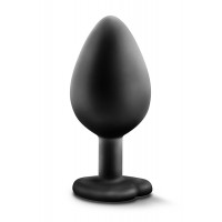 Анальна пробка з каменем BlushTEMPTASIA BLING PLUG MEDIUM BLACK