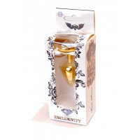 Анальна пробка S з фіолетовим каменем Boss of toys Jewellery