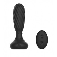 Анальна пробка з пультом Chisa Fierce Euphoria Libido Prober, чорна