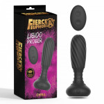 Анальна пробка з пультом Chisa Fierce Euphoria Libido Prober, чорна