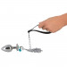 Анальные пробки с поводком You2Toys Butt Plug Set, серебристые