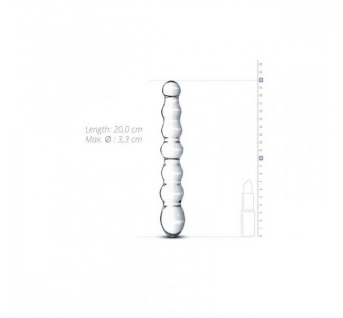 Фаллоиммитатор стекляный Gildo Glass Dildo No. 19