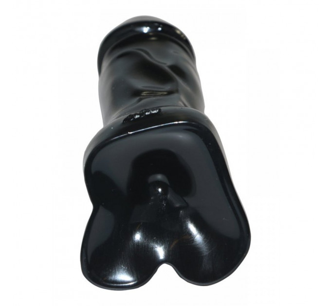 Фаллоимитатор черный Doc Johnson Jumbo Jack Man O war, 21х5 см