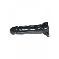 Фаллоимитатор черный Doc Johnson Jumbo Jack Man O war, 21х5 см