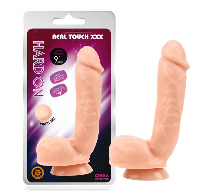 Фаллоимитатор на присоске Chisa Real Touch XXX, бежевый