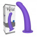 Фалоімітатор страпон на присосці ToyJoy Get Real Silicone Harness Dong фіолетовий, М