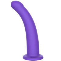 Фаллоимитатор страпон на присоскеToyJoy Get Real Silicone Harness Dong фиолетовый, М