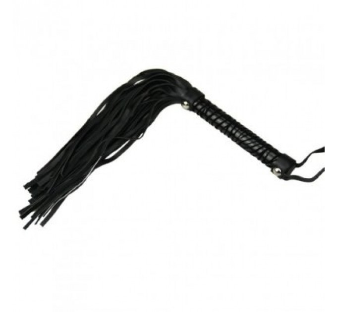 Флоггер DS Fetish Leopard flogger M black