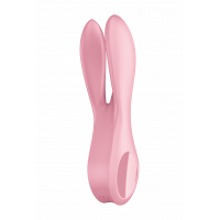 Гнучкий кліторальний вібратор із 3 моторами SATISFYER THREESOME 1 рожевий