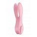 Гибкий клитораотный вибратор SATISFYER THREESOME 1 PINK