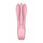 Гибкий клитораотный вибратор SATISFYER THREESOME 1 PINK