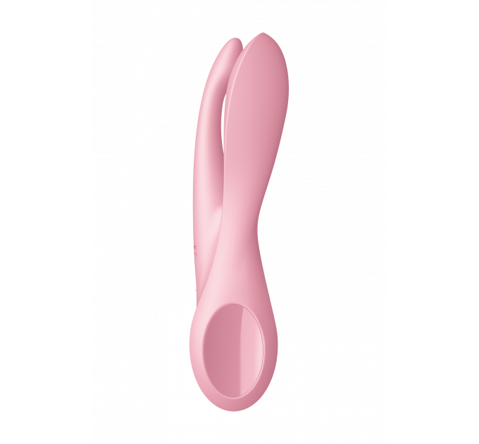 Гибкий клитораотный вибратор SATISFYER THREESOME 1 PINK