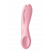 Гибкий клитораотный вибратор SATISFYER THREESOME 1 PINK