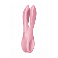 Гнучкий кліторальний вібратор із 3 моторами SATISFYER THREESOME 1 рожевий