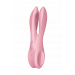 Гибкий клитораотный вибратор SATISFYER THREESOME 1 PINK