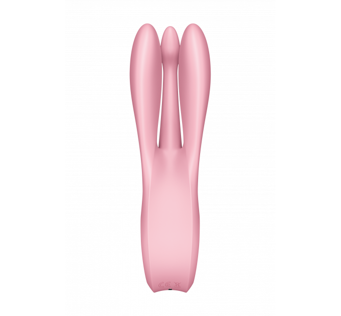 Гибкий клитораотный вибратор SATISFYER THREESOME 1 PINK