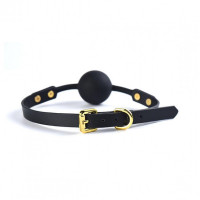 Кляп с шариком силиконовый Solid Medium Ball Gag UPKO