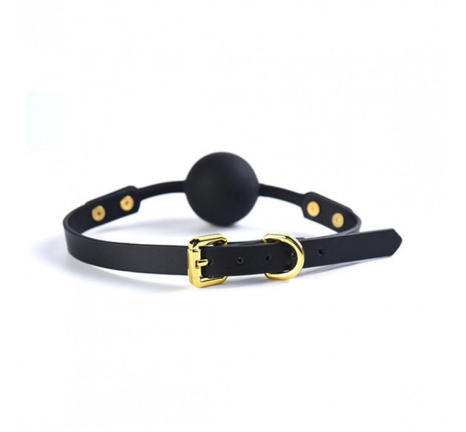 Кляп с шариком силиконовый Solid Medium Ball Gag UPKO