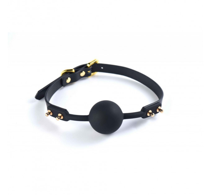 Кляп с шариком силиконовый Solid Medium Ball Gag UPKO