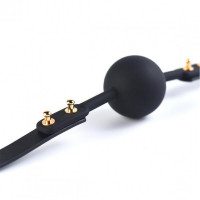 Кляп с шариком силиконовый Solid Medium Ball Gag UPKO