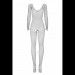 Комбинезон Obsessive N109 черный S/M