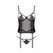 Корсет PERDITA CORSET black S/M - Passion