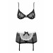 Костюм горничной черно-белый Obsessive MAIDME Set 5 S/M
