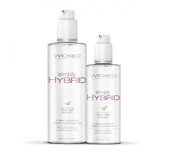 Лубрикант кремовый гибридный WICKED SIMPLY HYBRID SPERM 120ML
