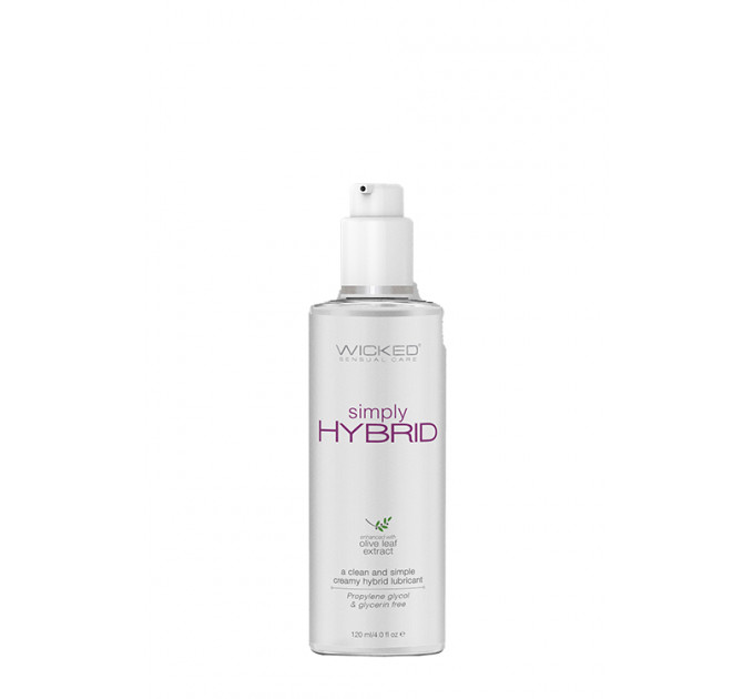 Лубрикант кремовый гибридный WICKED SIMPLY HYBRID SPERM 120ML