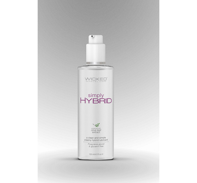Лубрикант кремовый гибридный WICKED SIMPLY HYBRID SPERM 120ML