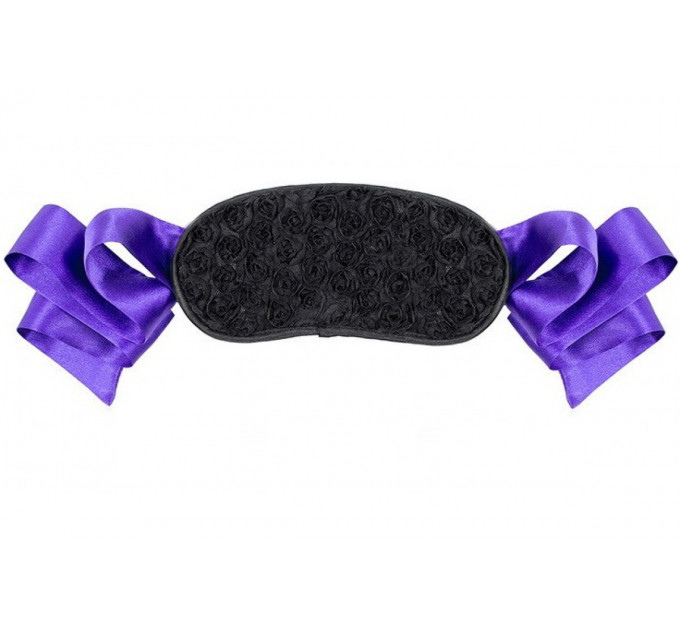 Маска DS Fetish Blindfold black/purple