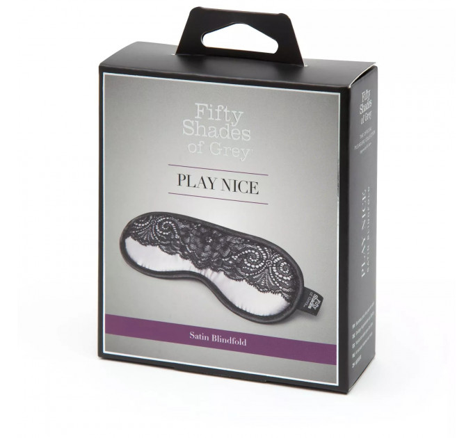 Маска на очі Fifty Shades Of Grey Play Nice Satin & Lace Blindfo